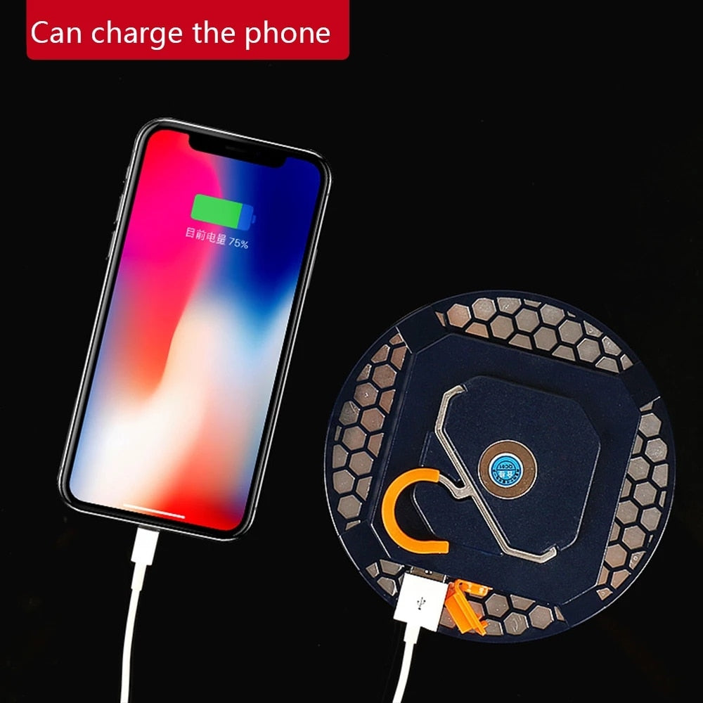 9900 6600mAh LED Tent Light Rechargeable Lantern Portable Emergency Night Market Light Outdoor Camping Bulb Lamp Flashlight Home