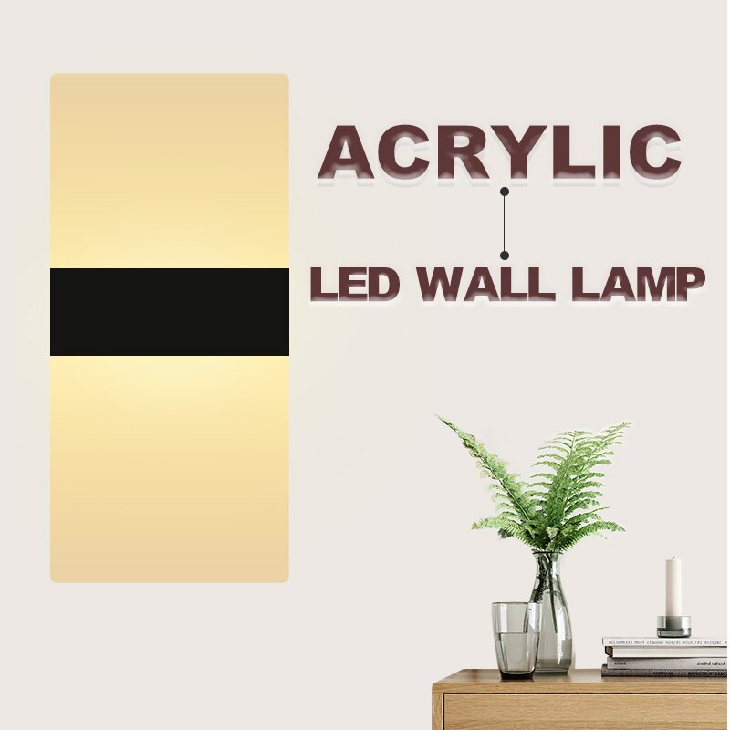 Bedside Light LED Wall Lamp Simple Night Light Living Room Balcony Aisle Wall Lamp Corridor Wall Sconce Lamp