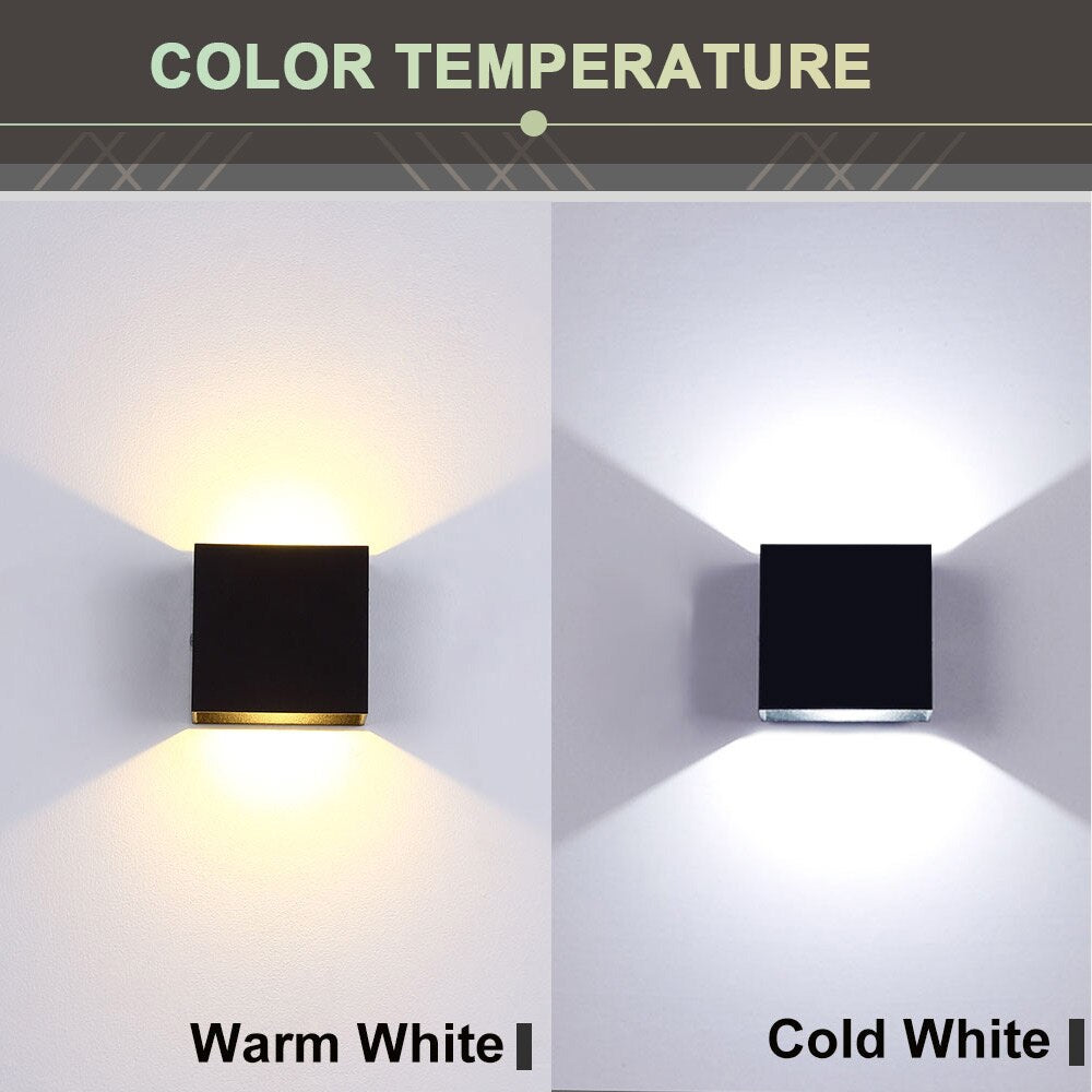 Dimmable Wall Light 6W 12W LED Wall Lamp Simple Indoor Stairs Passage Bedroom Living Room Fast Shipping