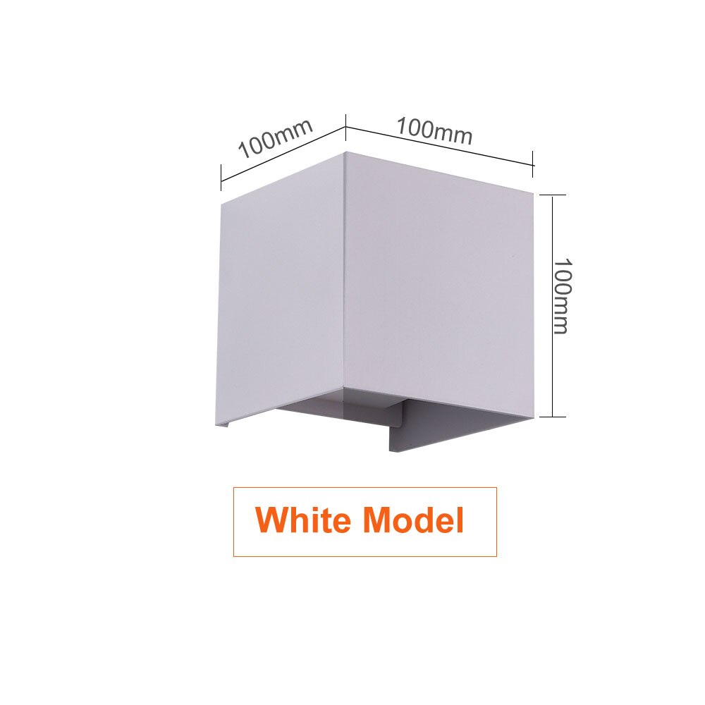 IP65 6W 10W 12W LED Outdoor wall lamp Waterproof Adjustable Indoor Garden Corridor Stairs LED Wall light Easy to install on wall