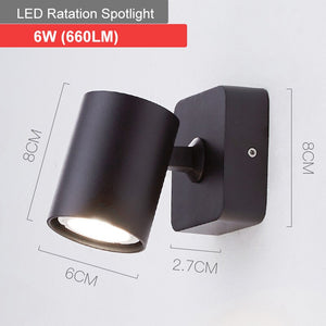 LED Wall Lamps 90° Folding 350° Rotation 6W Soft Lights Make A Good Reading Environment For You Suitable For Various Scenes