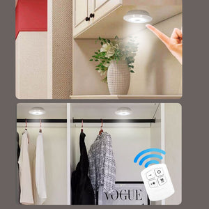 New 5W LED  Wardrobe Light Adjustable Remote Control Push Button Showcase Lamp For Stairs Kitchen Bathroom Wardrobe Night Light