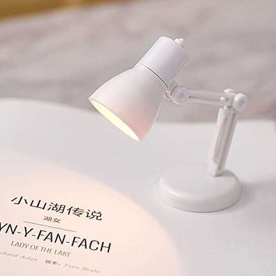 New Exotic Creative Small Book Lamp Bedroom Small Night Lamp Mini Book Clip Lamp Warm Light Eye Protection Table Lamp