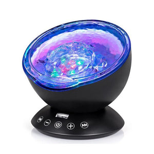 Ocean Wave Starry Sky Aurora LED Night Light Projector Luminaria Novelty Lamp USB Lamp Nightlight Illusion For Baby Children