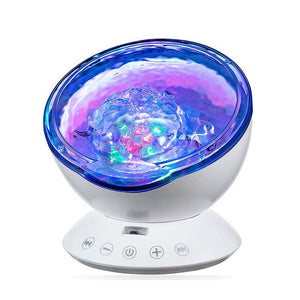 Ocean Wave Starry Sky Aurora LED Night Light Projector Luminaria Novelty Lamp USB Lamp Nightlight Illusion For Baby Children