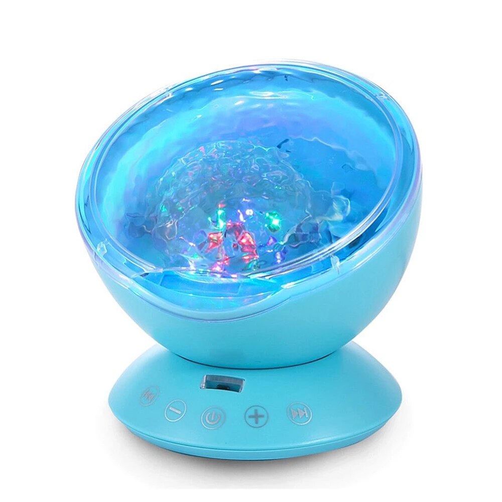 Ocean Wave Starry Sky Aurora LED Night Light Projector Luminaria Novelty Lamp USB Lamp Nightlight Illusion For Baby Children