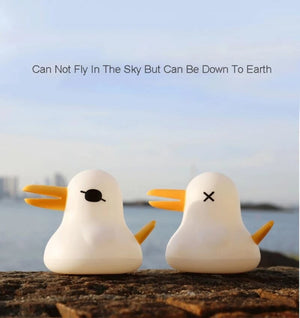 Portable Bird Night Light Adjustable Brightness Battery Operated Or Usb Charging Bedside Lamp Cute Bird Lamp Children's Gifts