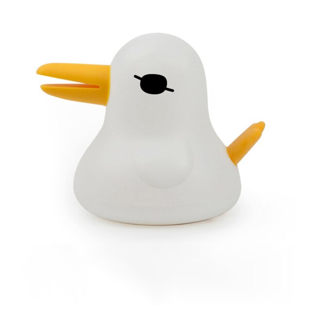 Portable Bird Night Light Adjustable Brightness Battery Operated Or Usb Charging Bedside Lamp Cute Bird Lamp Children's Gifts