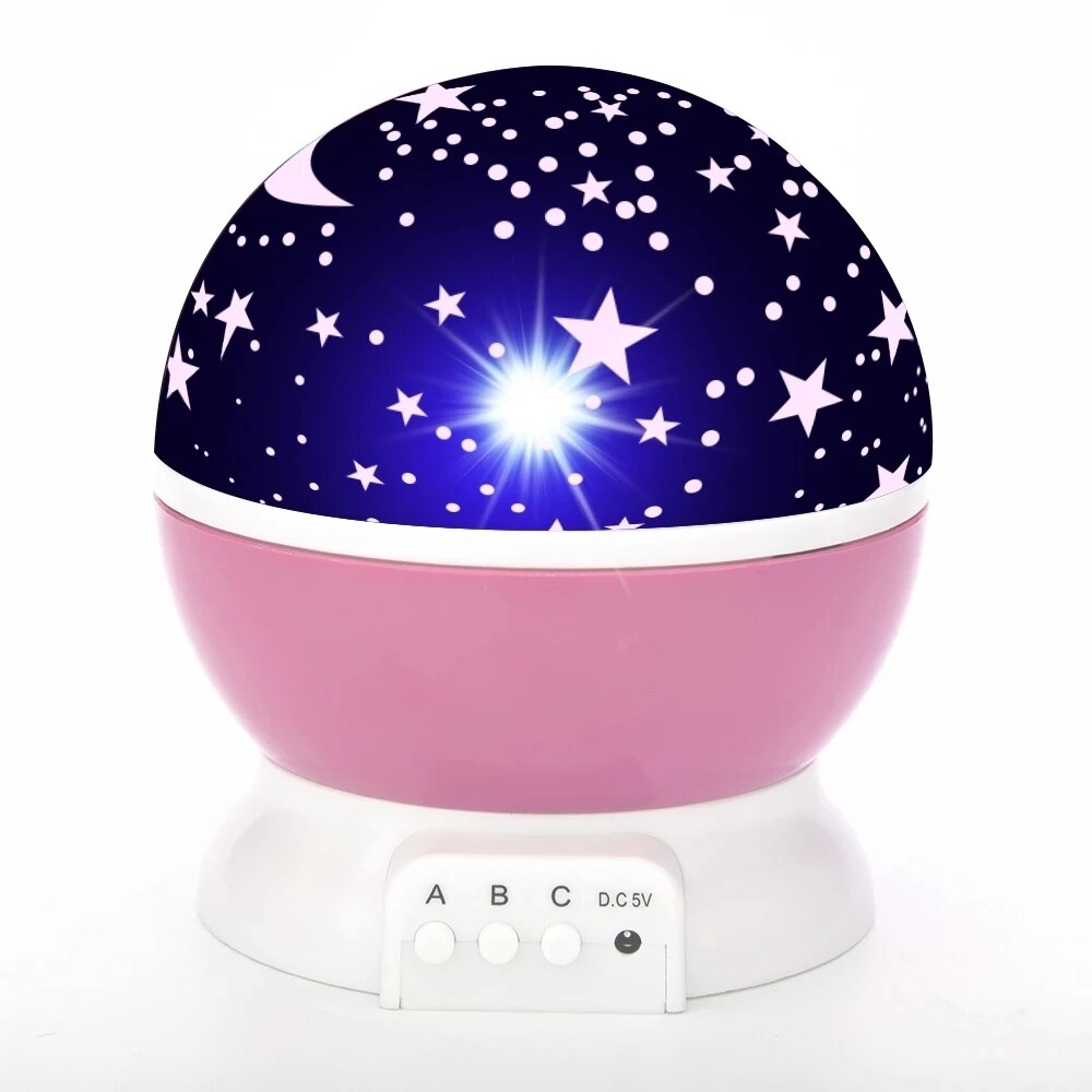 Sky Projector Star LED Moon Galaxy Night Light For Children Kids Bedroom Decor Projector Rotating Nursery Night Light Baby Lamp