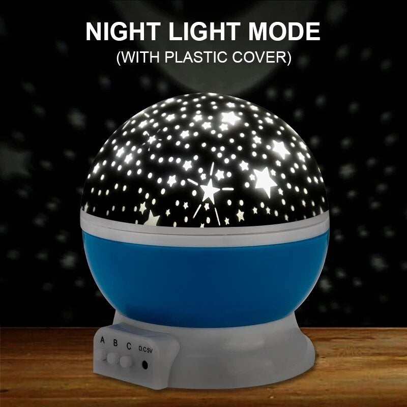 Sky Projector Star LED Moon Galaxy Night Light For Children Kids Bedroom Decor Projector Rotating Nursery Night Light Baby Lamp