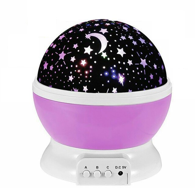 Sky Projector Star LED Moon Galaxy Night Light For Children Kids Bedroom Decor Projector Rotating Nursery Night Light Baby Lamp