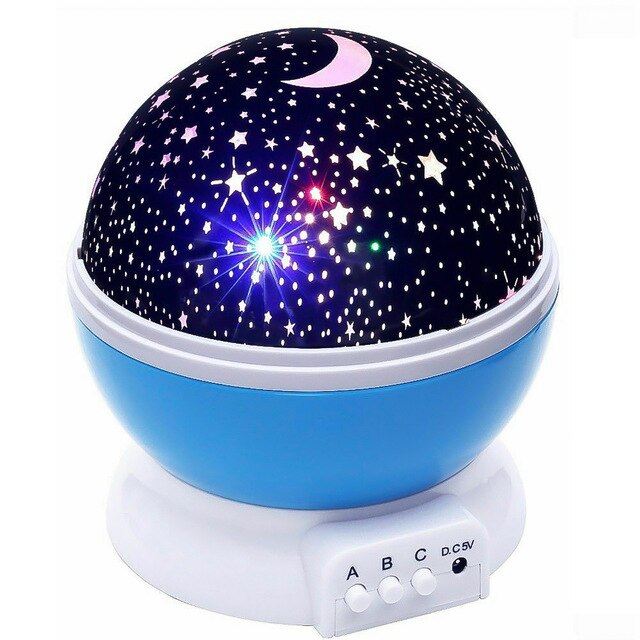 Sky Projector Star LED Moon Galaxy Night Light For Children Kids Bedroom Decor Projector Rotating Nursery Night Light Baby Lamp